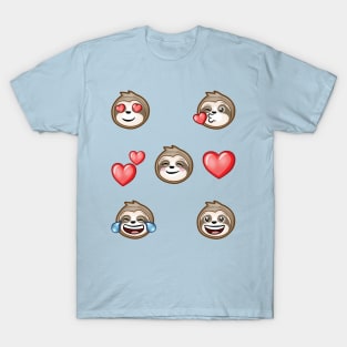 Sloth Faces Collection T-Shirt